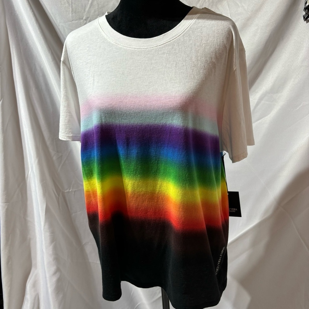 Simply Vera Vera Wang Metallic Mayhem Shirt Size XL NWT
